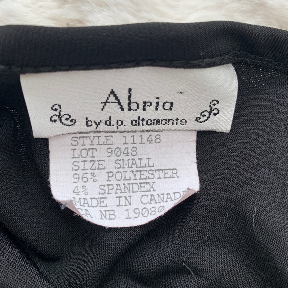Abria Black Asymmetrical Sleeveless Dress- Size Small - Picture 3 of 9